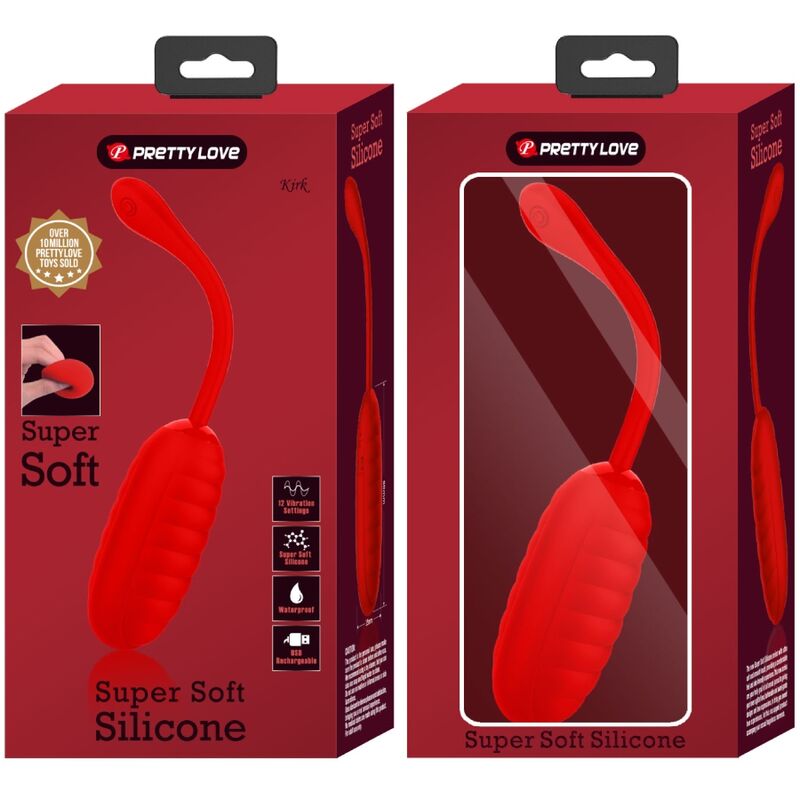 PRETTY LOVE - KIRK ŒUF VIBRANT RECHARGEABLE ROUGE