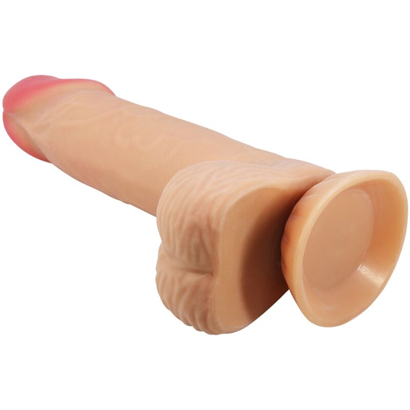 PRETTY LOVE - SÉRIE PEAU GLISSANTE GODEMICHET RÉALISTE AVEC PEAU GLISSANTE VENTOUSE 20,6 CM