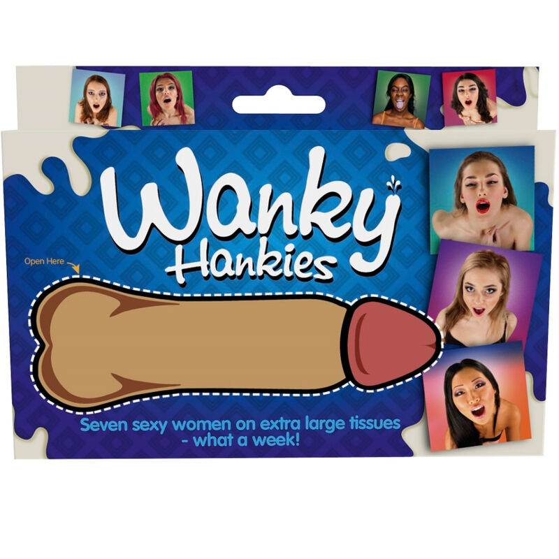 SPENCER & FLEETWOOD - WANKY HANKIES 7 EXTRA LARGE WOMENS HANDKERCHIEFS