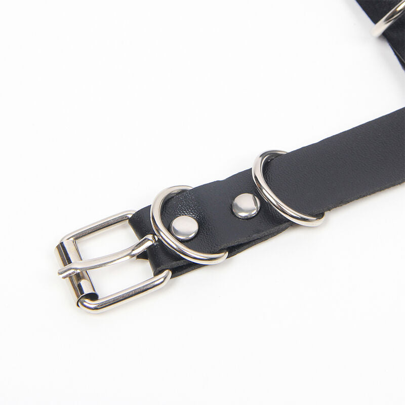 SUBLIME - HARNESS BRA WITH CHAIN DETAIL ONE SIZE