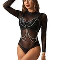 SUBBLIME - HARNESS-BH MIT KETTENDETAIL EINHEITSGRÖSSE