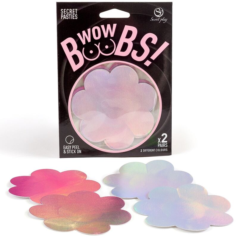 SECRET PLAY - WOW BRÜSTE! BLUMEN NIPPEL-COVER