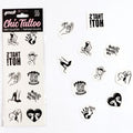 SECRET PLAY - SET AUS 10 TEMPORÄREN TATTOOS KINKY KOLLEKTION