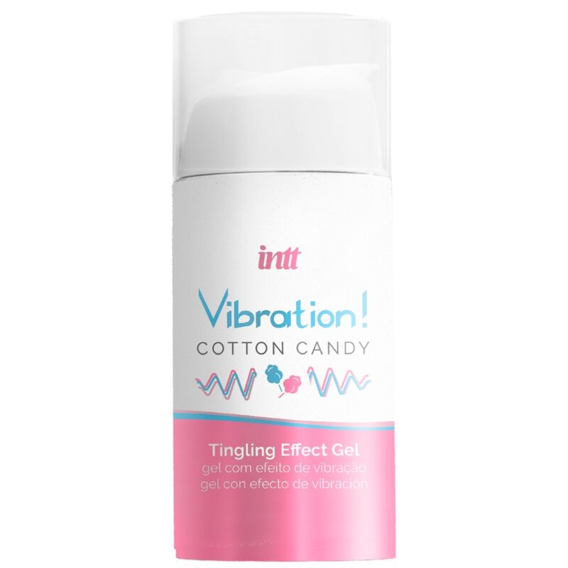 INTT – LEISTUNGSSTARKES INTIMSTIMULANS ZUCKERWATTE FLÜSSIGER VIBRATOR GEL 15 ML