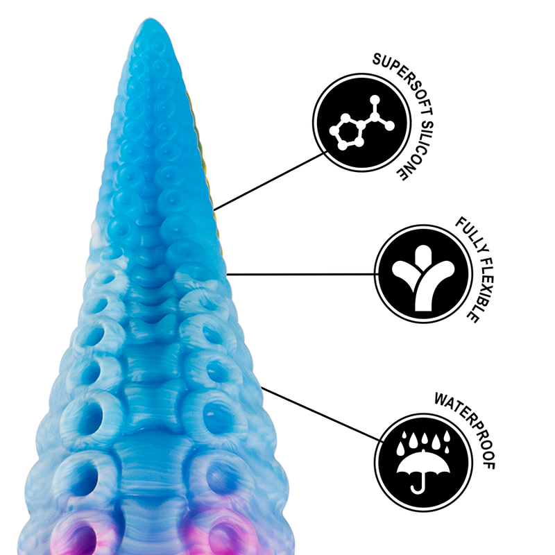 EPIC - DILDO PIEUVRE BLEUE PHORCYS GRANDE TAILLE