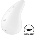 SATISFYER - DEW DROP VIBRATOR AUFLEGER WEISS