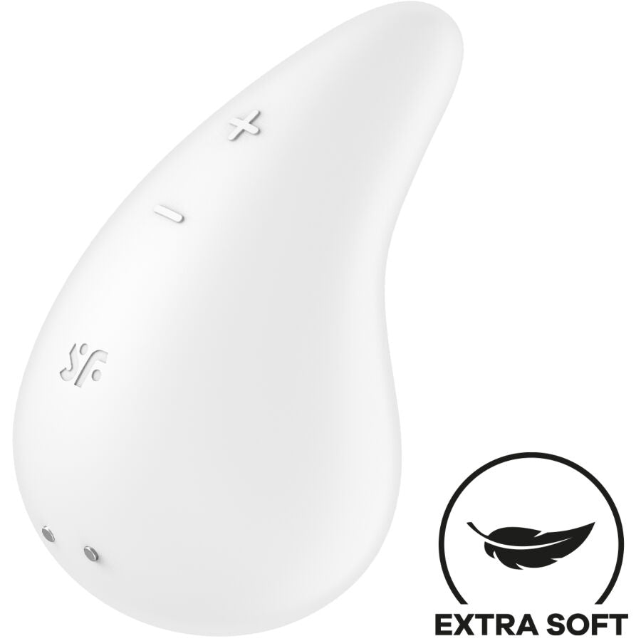 SATISFYER - DEW DROP VIBRATOR AUFLEGER WEISS