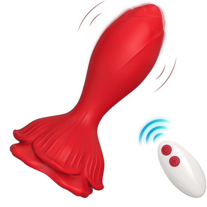 ARMONY - VIBREUR ROSE ET PLUG ANAL TÉLÉCOMMANDE ROUGE PETIT