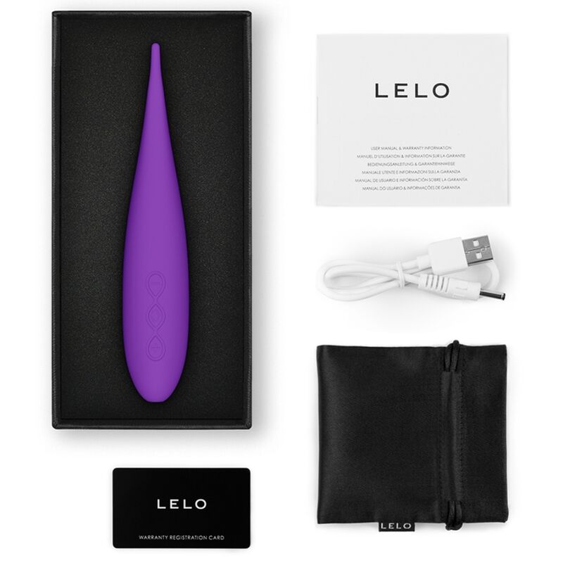 LELO - STIMULATEUR CLITORIDIEN DE VOYAGE DOT VIOLET