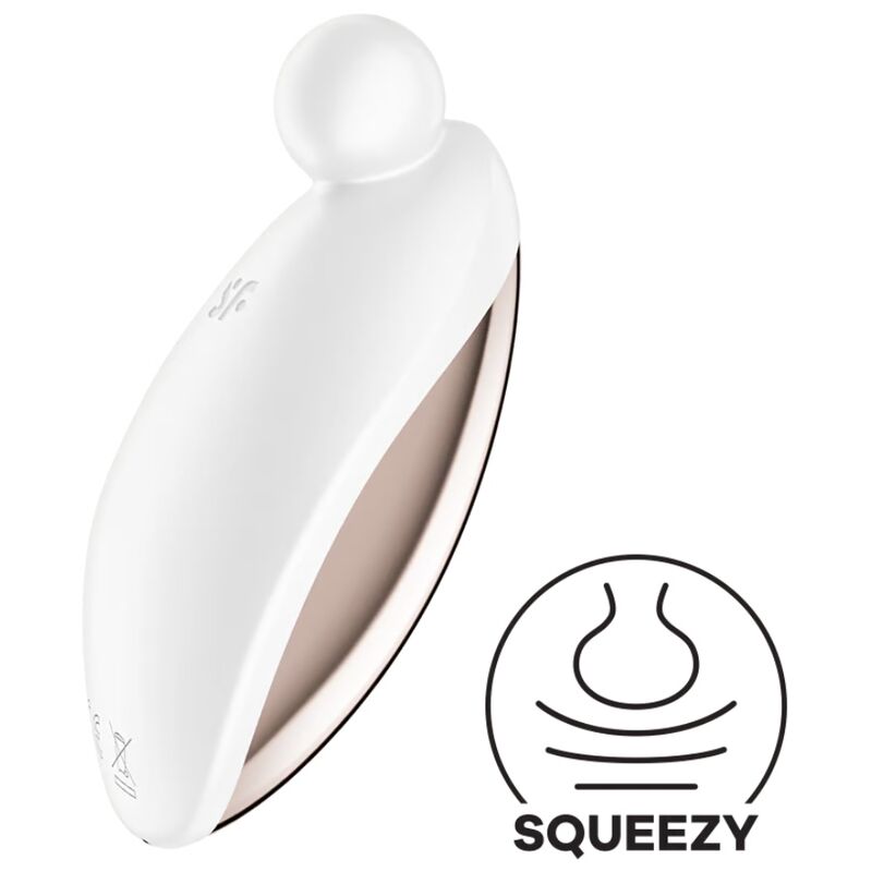 SATISFYER - VIBROMASSEUR POSABLE SPOT ON 2 BLANC