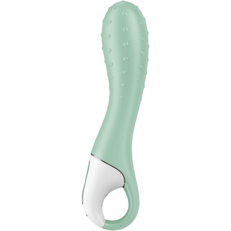 SATISFYER - VIBREUR POMPE À AIR 3 POINTS G GONFLABLES MENTHE