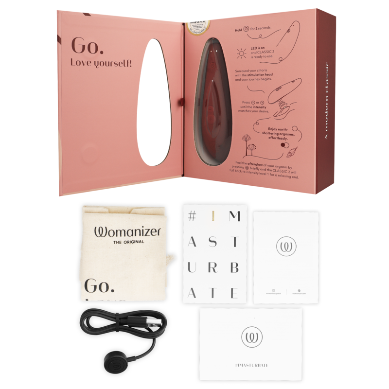 WOMANIZER - STIMULATEUR CLITORIDIEN CLASSIC 2 BORDEAUX