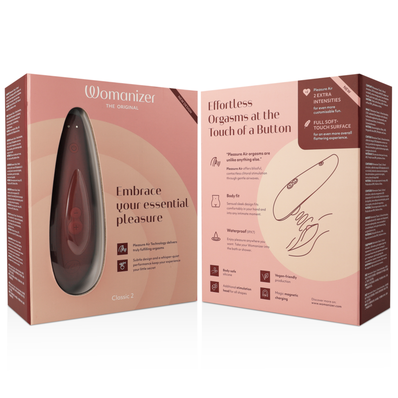 WOMANIZER - STIMULATEUR CLITORIDIEN CLASSIC 2 BORDEAUX