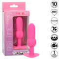 CALEXOTICS - FIRST TIME ANALE PERLENKETTE SPULE 10 VIBRATIONEN ROSA
