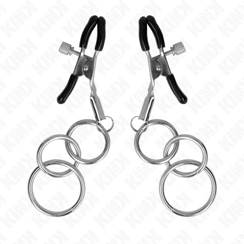 KINK - SERRE-TÉTONS 3 ANNEAUX 6 CM