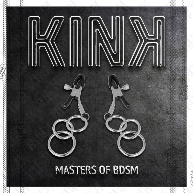 KINK - SERRE-TÉTONS 3 ANNEAUX 6 CM