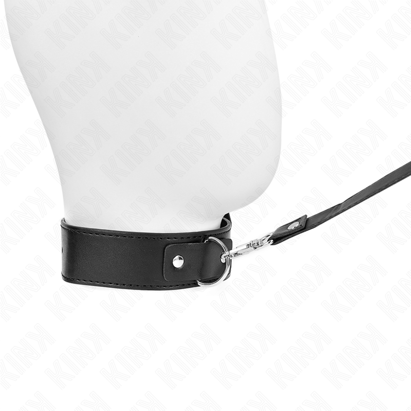KINK - COLLIER AVEC CEINTURE 116 CM SANGLE NOIRE AJUSTABLE 32-50 CM X 8 CM