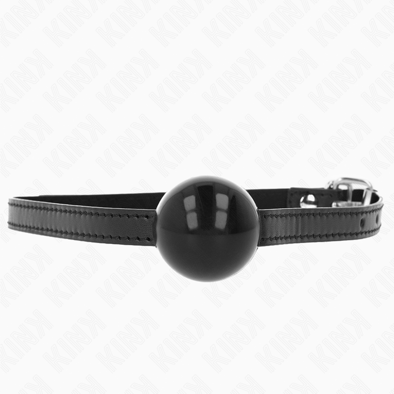 BAILLON - BOULE PLEINE NOIRE SIMPLE 4 CM BÂILLON 65 x 1.5 CM