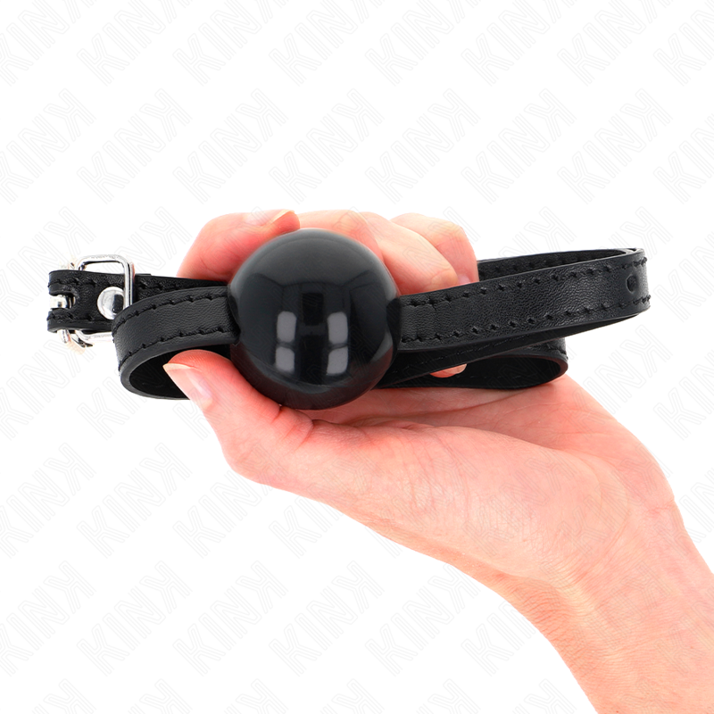 BAILLON - BOULE PLEINE NOIRE SIMPLE 4 CM BÂILLON 65 x 1.5 CM