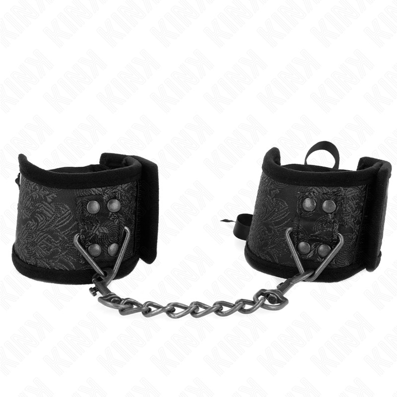 KINK - SCANDALE MENOTTES DENTELLE NOIRE 24,5 CM X 6,5 CM