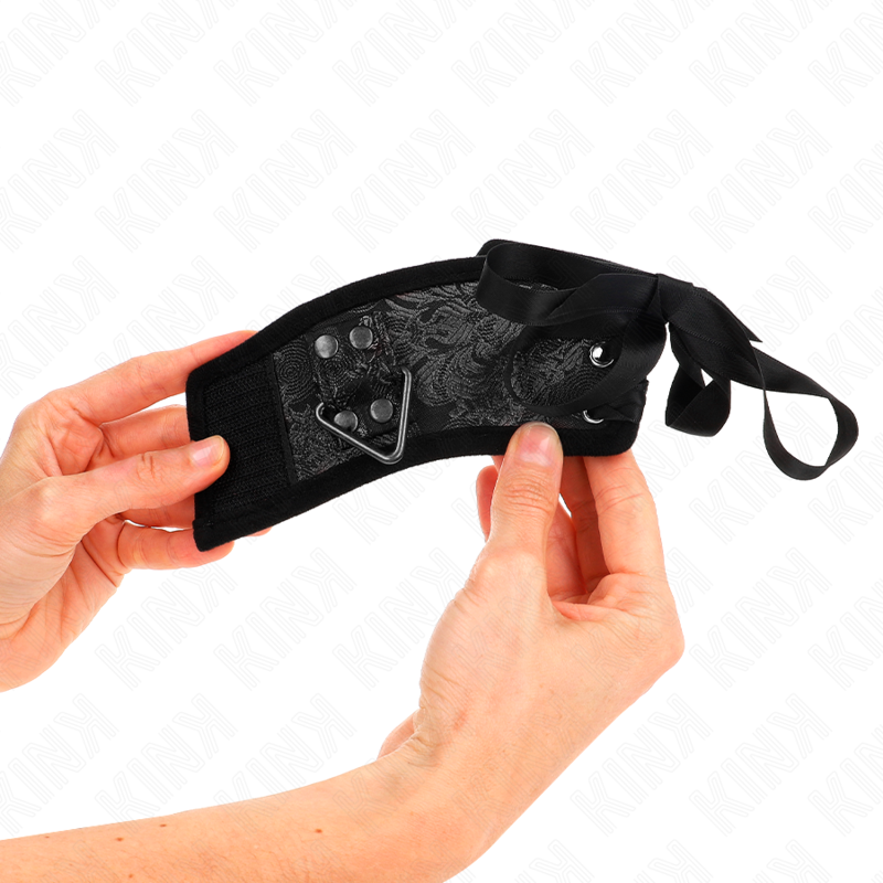 KINK - SCANDALE MENOTTES DENTELLE NOIRE 24,5 CM X 6,5 CM