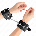 KINK - LIENS DE POIGNETS SIMPLES AJUSTABLES NOIRS 20-23 CM X 5.5 CM