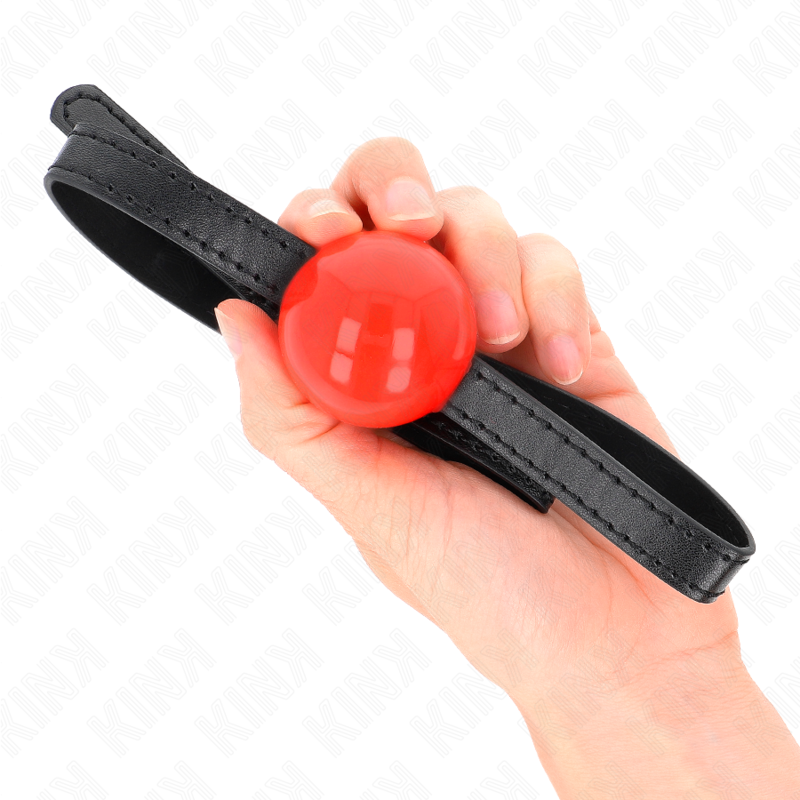 KINK - BAILLON BOULE ROUGE PLEINE 4 CM 65 x 1,5 CM