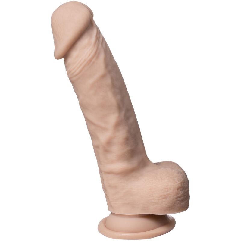 SILEXD - MODÈLE 1 PEAU RÉELLE PÉNIS RÉALISTE THERMORÉACTIF 17,8 CM COULEUR CHAIR