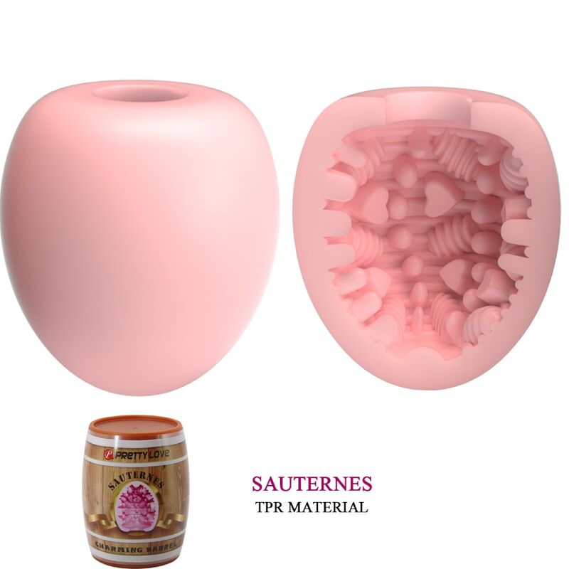 PRETTY LOVE - MASTURBATEUR MASCULIN ŒUF ROSE MODÈLE 2