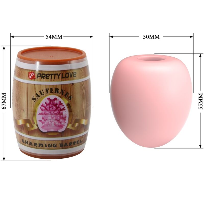 PRETTY LOVE - MASTURBATEUR MASCULIN ŒUF ROSE MODÈLE 2