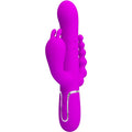 PRETTY LOVE - CAMMY TRIPLE VIBREUR MULTIFONCTION 4 EN 1 ROSE