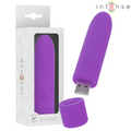 INTENSE – SYMONE USB-WIEDERAUFLADBARES VIBRATIONSEI 8 VIBRATIONEN LILA 10 X 2,2 CM