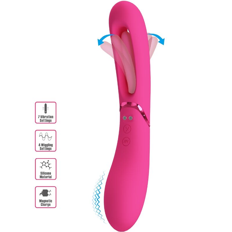 ROMANCE - VIBREUR POINT G LEXIE 7 VIBRATIONS ROSE