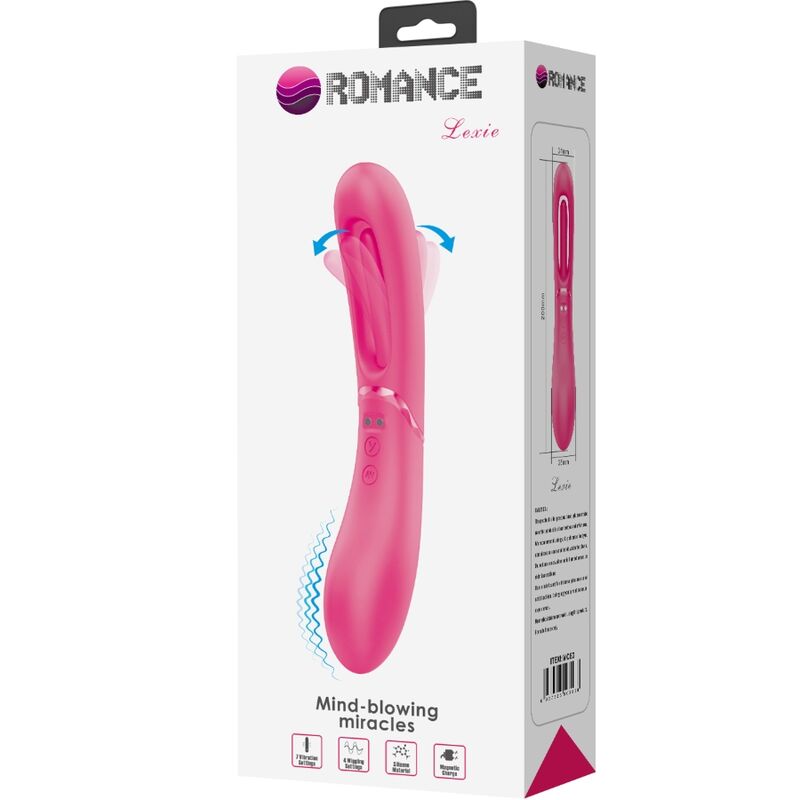 ROMANCE - VIBREUR POINT G LEXIE 7 VIBRATIONS ROSE
