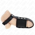 KINK – HODENKÄFIG AUS LEDER MIT VERSTELLBAREM, BESCHICHTETEM HODENTRENNER-RIEMEN