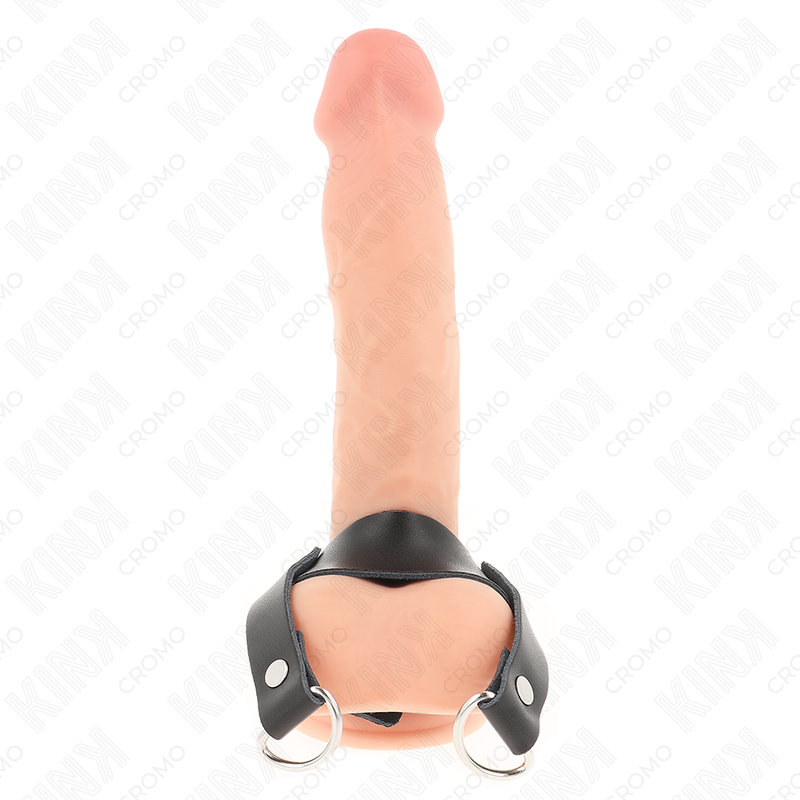 KINK - PENIS RING WITH D SHAPE RINGS 18.5 X 3.3 CM