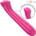 INTENSE - PATY VIBRATOR 19 CM FLEXIBLE 10 VIBRATIONEN MODELL 2 PINK