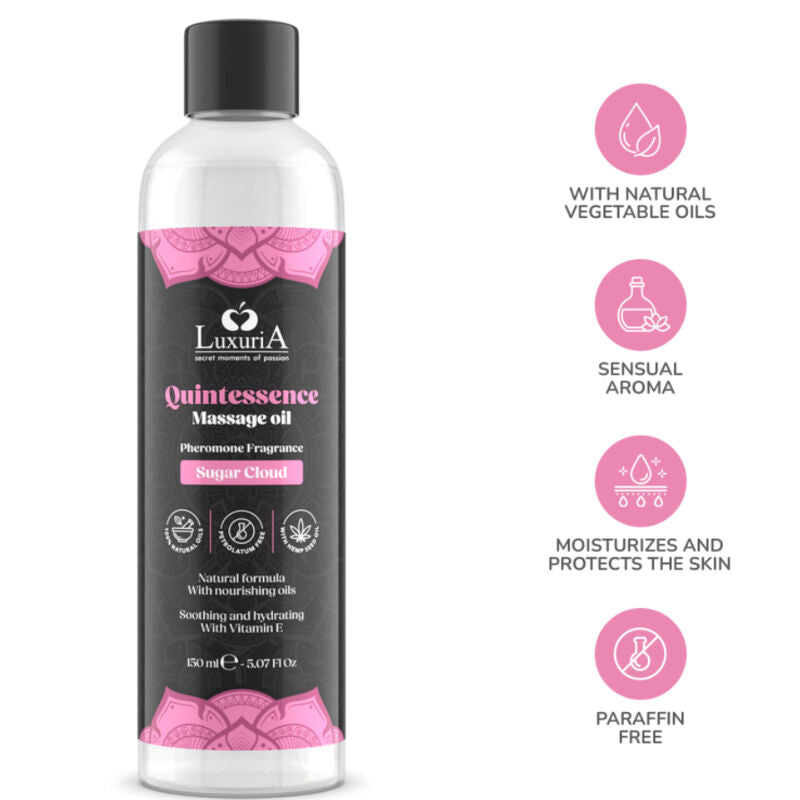 ANALLINE LUXURIA - MASSAGE OIL SUGAR CLOUD 150 ML