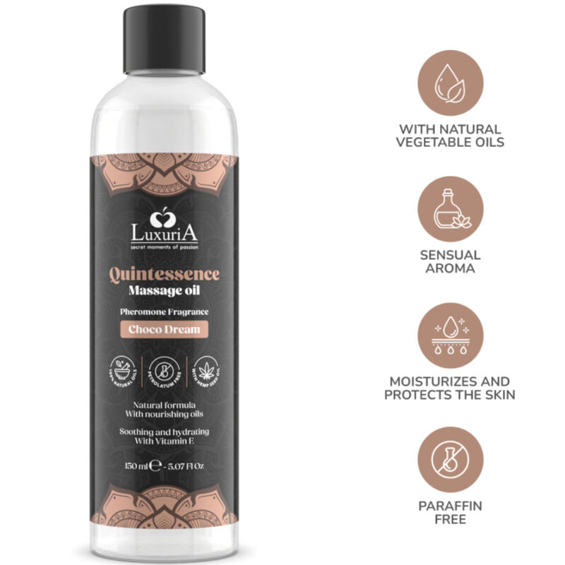 ANALLINE LUXURIA - MASSAGE OIL CHOCOLATE 150 ML