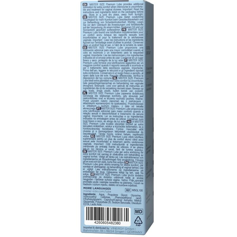 MISTER SIZE - PREMIUM LUBRICANT 100 ML