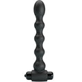 PRETTY LOVE - LYNN SILIKON ANALPLUG 10 VIBRATIONEN SCHWARZ