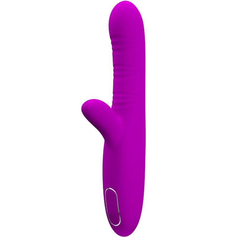 PRETTY LOVE - VIBRATEUR MULTIFONCTIONS + STIMULATEUR CLITORIDIEN ANGELIQUE VIOLET