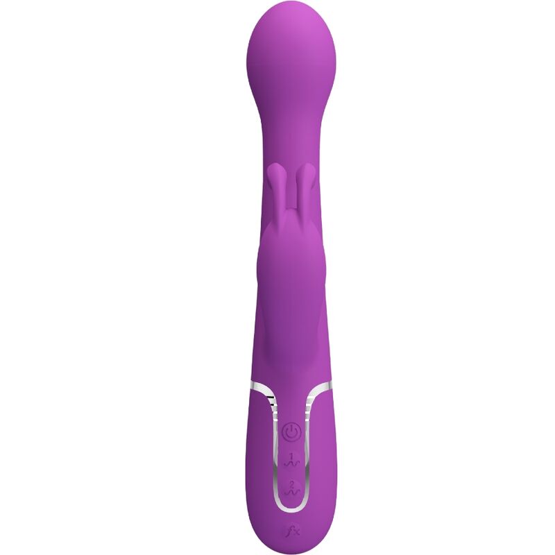PRETTY LOVE - DEJON VIBROMASSEUR LAPIN MULTIFONCTION 3 EN 1 VIOLET