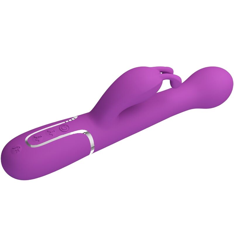 PRETTY LOVE - DEJON VIBROMASSEUR LAPIN MULTIFONCTION 3 EN 1 VIOLET