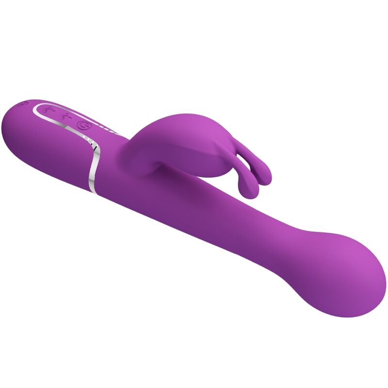 PRETTY LOVE - DEJON VIBROMASSEUR LAPIN MULTIFONCTION 3 EN 1 VIOLET