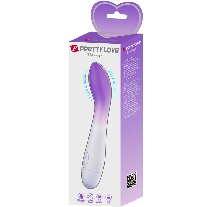 PRETTY LOVE - VIBREUR POINT G BISHOP 30 VIBRATIONS VIOLET