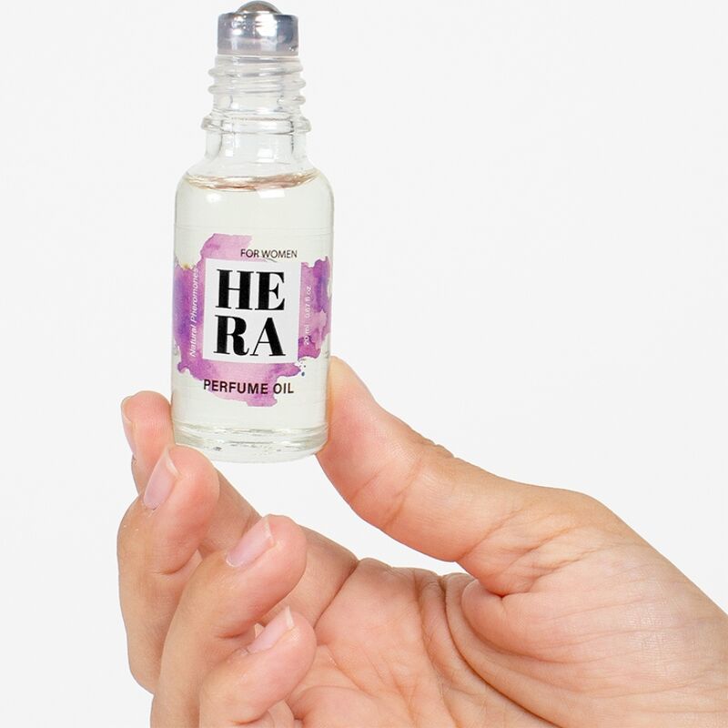 SECRETPLAY - HERA PARFUM NATUREL AUX PHÉROMONES EN HUILE POUR FEMMES 20 ML