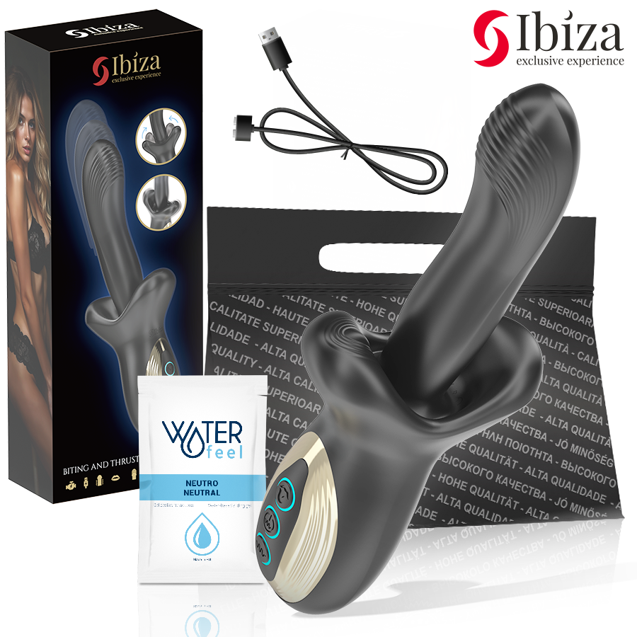 IBIZA - LEISTUNGSSTARKER VIBRATOR MIT STOSS- UND BEISSFUNKTION