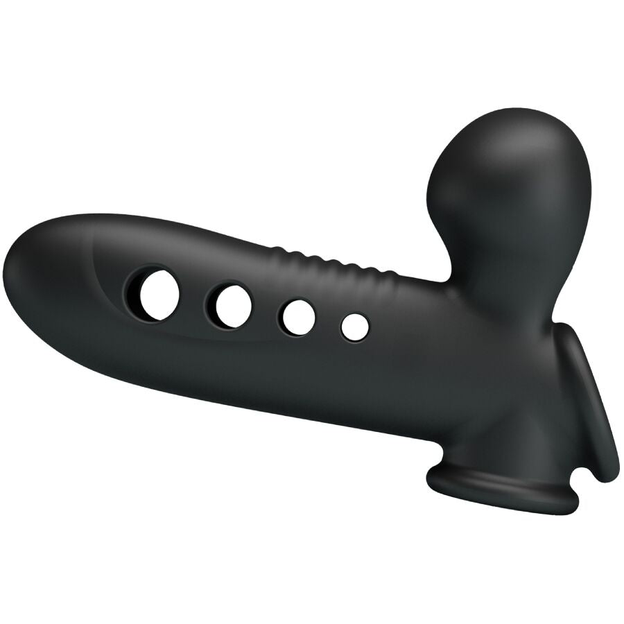 PRETTY LOVE TESTER CRANE PENIS SLEEVE WITH AIRBAG BLACK (NOT FOR SALE)