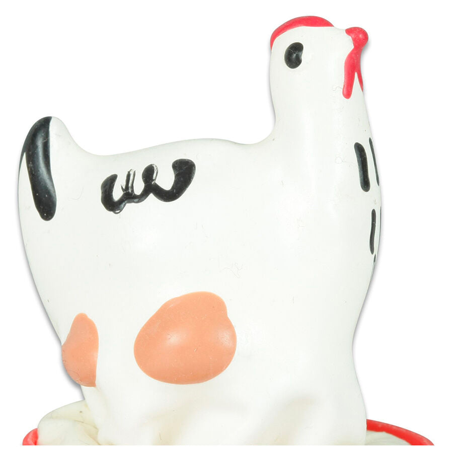 CONDOMERIE - PRÉSERVATIFS DE FANTAISIE PEINTS À LA MAIN POULET BLANC